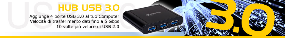 hub 4 porte USB 3.0