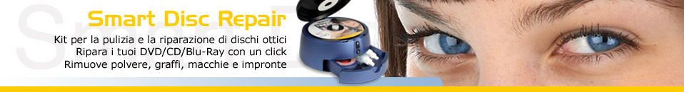 Kit per la pulizia e la riparazione di CD e DVD