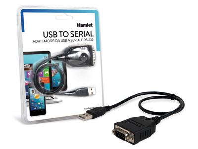 Hamlet Cavo Adattatore MicroUSB OTG Per Tablet E Smartphone - Trasferimento Dati, 15 Cm, Nero