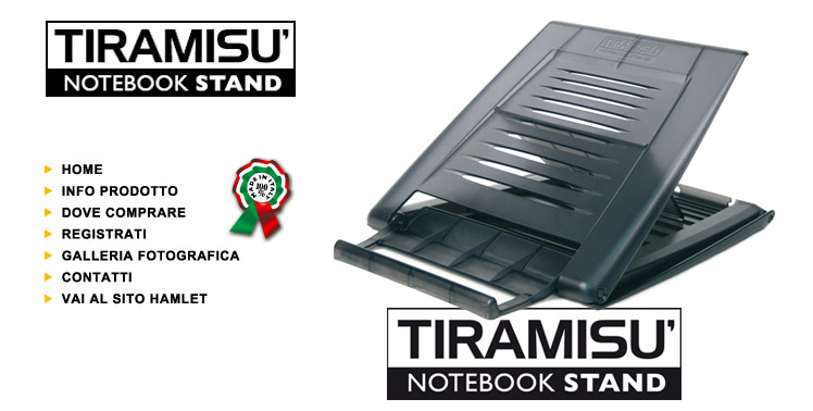 Tiramisu Notebook Stand